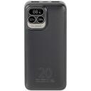 Rivacase Power Bank VA2521, 20000 мАч, 20W PD, 2xUSB-A, 1xUSB-C, ЖК-дисплей, серый