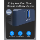 AX3000 TitanAX WiFi 6 dviejų juostų mar&scaron;rutizatorius su 2.5G prievadu USB 3.0 VPN Mesh WPA3 tamsiai mėlynas Cudy TR3000