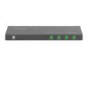 Digitus HDMI jagaja DS-45323, 4K/60Hz, 18 Gbps, 4 v&auml;ljundit, Micro USB toide, ESD kaitse