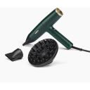 Babyliss Fēns D6555DE, 1700 W, zaļa krās., 3 ātrumi, 3 temperatūras, difuzors, auksts gaiss, jonizācija, 2,5 m vads