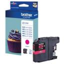 Brother Tinte kasetne LC123M, 600 lappuses, Magenta, Augstas ražības, Saderīga ar Brother printeriem