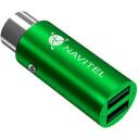 Navitel autoadapter UC323, 5 V, 12-24 V, 2 USB porti, 0.05 kg