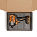 Аккумуляторный ударный шуруповерт DAEWOO DAX 6021Li, DAEWOO, DAX 6021Li, 21 W, 850 Nm, 0-2400 об/мин, Бесщеточный мотор, LED подсветка