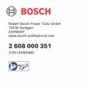 Ekscentra slīpma&scaron;īnām SLĪPĒ&Scaron;ANAS PAMATNE AR 8 ATVERĒM BOSCH 2608000351