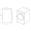 Candy | Dryer Machine | RO4 H7A2TCERX-S | Energy efficiency class E | Front loading | 7 kg | TFT | Depth 46.5 cm | Wi-Fi | Grey