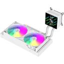 Gamemax protsessori jahuti GLACIER 240 LCD WH, 240 mm, 85.82 cfm, TDP kuni 280W, ARGB ventilaator