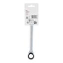 Открытый - трещоточный кольцевой ключ 19 мм, 248 мм KREATOR KRTH30512, хром-ванадий