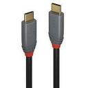 Lindy USB 3.2 C-C kabelis 36901 1m, 20Gbps, 5A, PD, juodas, PVC korpusas, 24K auksiniai jungtys