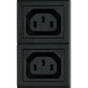 Gembird Pagarinātājs EG-PDU-10C132C19, 10xC13, 1U, 16A, C20, 2m, melns
