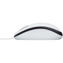 Logitech USB optinė pelė M100/910-006764, 1000 DPI, 3 mygtukai, 1.8 m laidas, balta