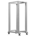 Lanberg Montaažiraam 19" 32U OR01-6032-S, 600x1000mm, RAL7035, 4 vertikaalset paigaldusrauda