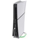 Subsonic LED statīvs PS5 un PS5 Slim SA5686, balta, RGB LED, savietojams ar PS5, PS5 Slim, kabelis iekļauts