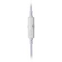 White Shark Austiņas GOTTAN-W, 350g, Balta, 53mm, 2m, 16&Omega;, 20Hz-20KHz, Mikrofons, Skaļuma regulētājs