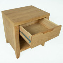 Nakts skapītis CHAMBA, 40x50xH55cm, ar 1 atvilktni, koks: ozola finieris, krāsa: dabīgs 87172 Allit