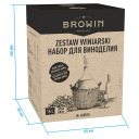 15 L набор для виноделия со стеклянным демижоном BROWIN 400010