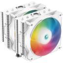 Deepcool Protsessorijahuti AG620 WH ARGB R-AG620-WHANMN-G-2, 260 W TDP, 67.88 cfm, PWM tugi, 6 soojus toru, RGB