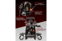 Гидравлический домкрат с колесами 2.5 т, Rockforce, RF-TH22501C, высота 140-387 мм, фиксация, удобное хранение