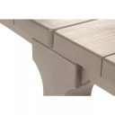 Aia laud Julie Double Table (2 konfiguratsiooni) beež 29210662587 KETER 147,5 x 180 x 74,5cm 295 x 90 x 74,5cm