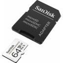 Sandisk карта памяти 64 ГБ MicroSDXC UHS-I, SDSQQNR-064G-GN6IA, 64 ГБ, 100 МБ/с, 40 МБ/с, U3, V30, Class 10, термостойкая