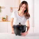 Black Decker Rīsu vārītājs BXRC1800E ES9680120B, 1.8L, 700W, nerūsējo&scaron;ais tērauds, tvaika grozs, karstuma saglabā&scaron;ana