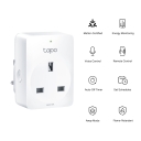 TP-Link Tapo P110M Mini Smart Wi-Fi Plug Matter sertifikuotas 2.4 GHz 100-240 V~ 2990 W Balta