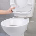 Beldray Tualetes sēdeklis LA037062PEU7, 4.80cm, 37.3cm, 44.5cm, antibakteriāls, ātrā uzstādī&scaron;ana, mīksti aizverams