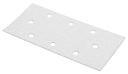 Sandpaper rectangular 93x187mm - G240 - 5 pcs, KREATOR, KRT201559, Grit size: 240, Holes: 8