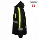 Žiemos striukė Nova, 2XL, Pesso, juoda/geltona, 3000g/m&sup2;, 5000 mm