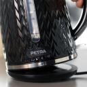Petra Tējkanna PT3864BLKVDEEU10, 2200 W, 1.7 L, 360&deg; pagrie&scaron;ana, ūdens līmeņa indikators, automātiska atslēg&scaron;anās