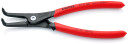 Precizitātes cirkļu knaibles, KNIPEX, 49 41 A31, izturīgas, ar neslīdo&scaron;ām rokturiem, 210 mm