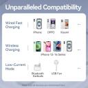 Vention Power Bank FHSB0, 5000mAh, 3.7V, 3A, juhtmevaba laadimine, kompaktne disain, automaatne magnetiline laadimine