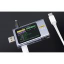 Fnirsi FNB58 BT USB port tester, 2.0" LCD, 5P USB-A, USB-C, Micro USB, PD 3.1, Bluetooth, 0.0001, 9h ieraksts