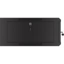 Lanberg Rack kapp 19" seinamonteeritav WFFA-5604-10B, 4U, 600mm, must, kiire kokkupanek, 3 kaabli sisendpaneeli