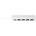 Digitus USB keskjaam, DA-70242-1, 4x USB 3.0, 1x USB-C (toite), alumiinium