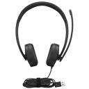 Lenovo K&otilde;rvaklapid 4XD1P83425, USB-A, must, 140g, stereo, 20-20000Hz, 116dB, sisseehitatud mikrofon, juhtimisseade