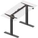 Sbox Mootoriga laud MD-622, 70kg, 730-1230mm, teras/alumiinium/plastik, 2 jalga, hall