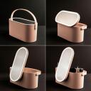 Rio Meikikorraldaja kast peegliga CSBB-EU/1.6, 24.1cm x 11.7cm x 10.4cm, USB laaditav, LED valgustus, kaasaskantav disain