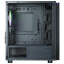 Zalman Datoru korpuss ZM-T4 PLUS BLACK, 385x208x425mm, 3.9kg, mATX/Mini-ITX, 1x120mm ARGB ventilators, 4xPCI