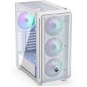 Endorfy Корпус ПК Arx 500 White EY2A018, 3x140mm передние вентиляторы, 1x140mm задний вентилятор, USB-C 10Gbps