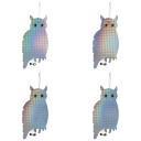 Putnu atbaidīšanas piekariņš - pūce ar zvaniņiem BIOOGROD 731026, 20x2.5x40 cm, 54 g