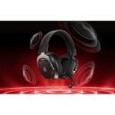 Qcy Heroad VNT200 spēļu austiņas H8GM black, 53mm, 7.1, 11 EQ, 3 režīmi, USB-A, Heroad Driver