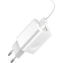 Baseus Laadija CCALL-BX02, 24 W, valge, AC, DC, USB 3.0 t&uuml;&uuml;pi A, Quick Charge 3.0, intelligentne kiip
