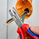 Kabeļu grie&scaron;anas un noņem&scaron;anas knaibles, KNIPEX, 13 42 165, vieglas, 176 g, 1.5-2.5 mm&sup2;, ar sānu griezējiem