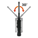 Darbnīcu lampa COB LED 3W, VOREL, 82734, 300LM, kompakta un daudzfunkcionāla, 5 apgaismojuma režīmi, IP54, magnētiskā pamatne