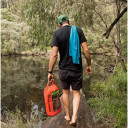 Dvielis AIRLITE Towel, izmērs: M, Outback Orange, 9327868148509 SEA TO SUMMIT