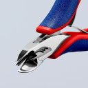 Elektronikas diognālais griezējs, KNIPEX, 77 12 115, 62 HRC, 115 mm, ergonomiski rokturi