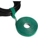 Logilink KAB0053 Kabeļu siksna, Velcro lente, 4 m, zila, 4 m, 1.6 cm, divpusēja āķa un cilpas lente, spēcīga saķere
