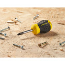 Skrūvgriezis Pozidriv Stubby PZ2 x 45 mm, ergonomisks rokturis, magnētisks uzgalis, STHT16196-0, STANLEY