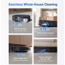 Robottolmuimeja kuivaks ja märgpuhastuseks 18 000 Pa imujõuga 5 200 mAh Li-ion akuga ja 0,22 l tolmukonteineriga must DEEBOT T80 OMNI Ecovacs