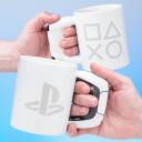 Paladone PlayStation formas krūze PP9403PS, 500ml, 441g, balta, keramika, PlayStation Dualshock PS5 Controller 3D